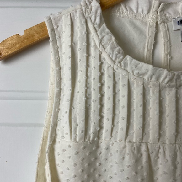 J. Crew Cream Knit Babydoll Sleeveless Top Size Small - Picture 6 of 6